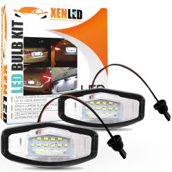 Pack LED-plaatmodules HONDA CIVIC 7 & 8, ACCORD, CITY - WIT 6000K