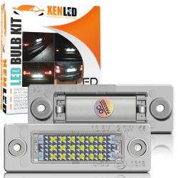 Achterplaat LED-modules GOLF 5 PLUS, CADDY, PASSAT 01-05, TOURAN 03, PASSAT BREAK 06-08, SKODA Superb - WIT 6000K