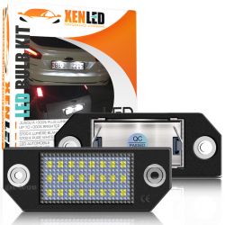LED bagpladepakke FORD FOCUS MK2 & C-MAX 1 - HVID 6000K