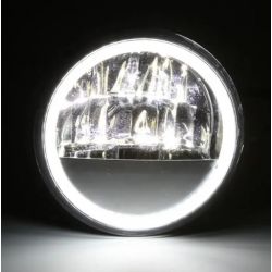 Phares LED auxiliaires 4.5" Harley Davidson 30W - Glide / Fat Boy - Homologué - La paire