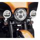 Auxiliary LED headlights 4.5" Harley Davidson 30W - Glide / Fat Boy - Homologated - The pair