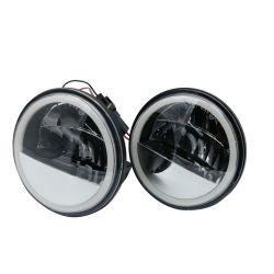 Phares LED auxiliaires 4.5" Harley Davidson 30W - Glide / Fat Boy - Homologué - La paire