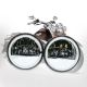 Phares LED auxiliaires 4.5" Harley Davidson 30W avec feux de jour LED - Glide / Fat Boy - Homologué - La paire