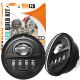Phares LED auxiliaires 4.5" Harley Davidson 34W - Glide / Fat Boy - Homologué - La paire