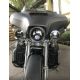 Phares LED auxiliaires 4.5" Harley Davidson 34W - Glide / Fat Boy - Homologué - Chrome - La paire