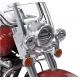Faros auxiliares LED 4.5" Harley Davidson 34W - Glide/Fat Boy - Homologados - Cromados - La pareja