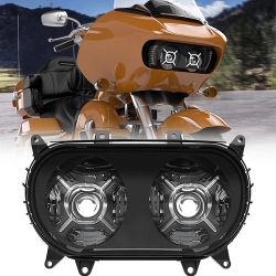Double Optiques Full LED Road Glide Harley Davidson  FLTRX - XENLED - 124W - 6500Lms RMS - 5.75