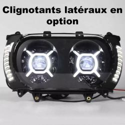 Double Optiques Full LED Road Glide Harley Davidson FLTRX - XENLED - 124 W - 6500 Lms RMS - 5,75