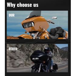 Clignotant + Feux de jour LED Road Glide Harley Davidson FLTRX - XENLED - 6W - Latéraux