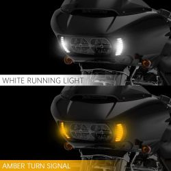 Indicatore + LED Daytime Running Lights Road Glide Harley Davidson FLTRX - XENLED - 6W