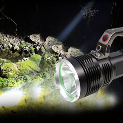 Lampe Torche LED Tactique Rechargeable Haute Puissance 750Lms - W02 - 15W