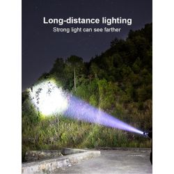 Lampe Torche LED Tactique Rechargeable Matraque 2000Lms - W03 - 15W