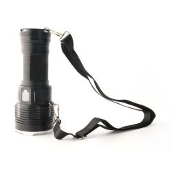 Lampe Torche LED Tactique Rechargeable Haute Puissance 2000Lms - W10 - 15W - Compact
