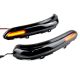 Scrolling LED flashing repeaters Peugeot 208 I 2012 to 2020 - DYNAMIC rear-view mirror