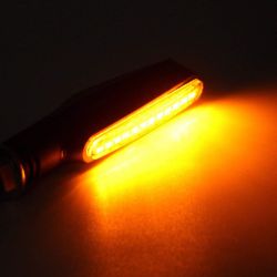 Blinker + Weißes LED-Nachtlicht Scrollende Motorrad-Sequenzleiste PM12LED-WEISS