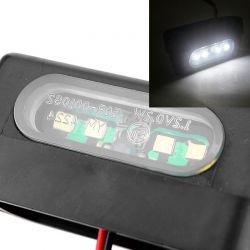 Motorcycle V2 LED lighting module for Universal license plate - 12V Waterproof