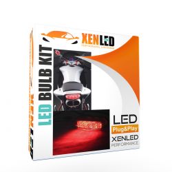 LED-Rückleuchten V4.0 Motorrad-Stopp- / Nachtlicht Universal - 12V Wasserdicht - Homologiert