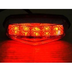 Rear Stop / Sidelights LED - Universal + Support - Smoked Version - ECE