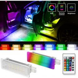 RGB Led interior lighting kits - BMW E60 / E81 / E90 / E71 - Mini Cooper - The pair