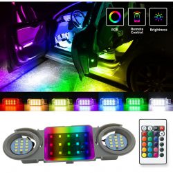 RGB-LED-Deckenleuchte hinten - VW Golf 5 / 6, Jetta, Passat, Scirocco, Seat Alhambra, Leon, Skoda Octavia