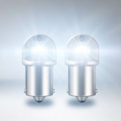 2x Ampoules LED R10W LEDriving SL OSRAM 5008DWP - 6000K - 12V - BA15S