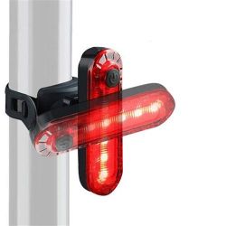 Mini luz LED trasera para bicicleta, recargable por USB, resistente al agua, BK301 - Montaje en cuadro