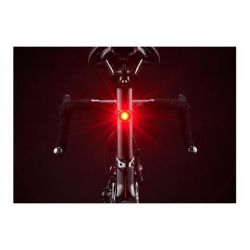XenLed RB14 LED-Fahrradrücklicht, 2 x Batterien, wasserdicht, 3 Modi – Rahmen-/Streifenmontage