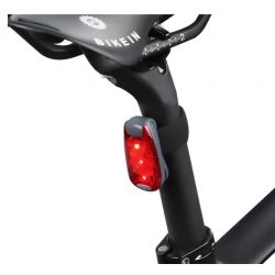 XenLed RB15 LED Bicycle Safety Light, 2 x batteries, waterproof, 3 modes - Clips + Strip fixing