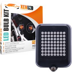 LED-Fahrradrücklicht, Intelligente, automatische Brems- und Lenkerkennung, wasserdicht, wiederaufladbar