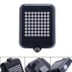 LED Bike Rear Light, Intelligent, Automatic Braking and Steering Detection, Waterproof, Rechargeable