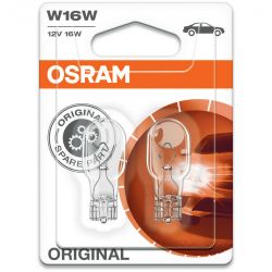 2x W16W bombillas OSRAM 921-02B 12V 16W ​​W2.1x9.5d - Bombilla halógena OEM