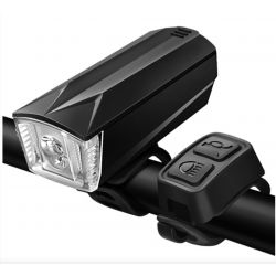 Front light + LED bike horn, real 190Lms + 120dB - handlebar control - BY24