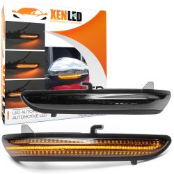 Reflektory LED PRZEWIJAJĄCE Peugeot 2008 - DYNAMICZNE lusterko wsteczne