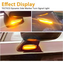 Geräuchertes LED-Blinklicht wiederholt dynamisches Scrollen Peugeot 207 308 3008 5008 RCZ