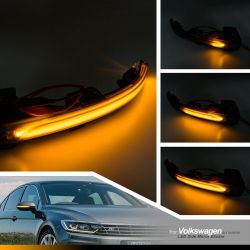 Répétiteurs Rétro LED Dynamique Défilant TOURAN 5T1 VW - Clignotant