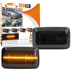Ripetitori lampeggianti LED fumé SCORRIMENTO DINAMICO VW Caddy Corrado Golf Jetta Passat Polo Scirocco