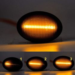 PARKING DINÁMICO Repetidores de humo LED intermitentes Fiat 500