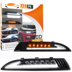 Dynamisch scrollende LED-Blinker + Scirocco Volkswagen* LED-Tagfahrlichter – Rauchversion