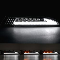 Luci di svolta a LED dinamiche + luci di marcia diurna a LED Volkswagen Scirocco - Versione trasparente