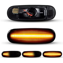 LED turn signal repeaters smoked dynamic scrolling Peugeot citroen f