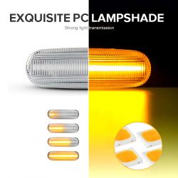 LED flashing light repeaters dynamic scrolling Peugeot citroen
