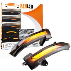 RETRO LED DYNAMISCHE SCROLLING-repeaters Mégane IV - Talisman - Renault - Knipperend