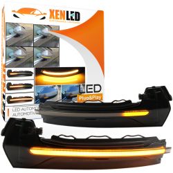Répétiteurs LED Dynamique Audi* A3 8V Rétro Défilant Homologué - Clignotant