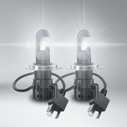 H4 LED bulbs NIGHT BREAKER® LED approved - 64193DWNB - 12V 27/23W 6000K - FRANCE APPROVAL