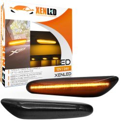 Smoked LED Repeater Turn Signals DYNAMIC BMW* Serie 1 E81 E82, 3 E46 E90 E91 E92, 5 E60 E61, X1 E84 X3 E83