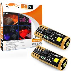 2x LED-verlichting van de pedalen en voeten voor VOLKSWAGEN POLO (6R, 6C)