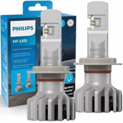 LED Homologué H7 Pro6001 - RENAULT megane III - Philips Ultinon 11972U6001X2 5800K +230%
