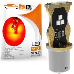1 x LAMPADINA LED P21W Canbus 270Lms XENLED - ROSSO - 1156 BA15S - 9/24Vdc