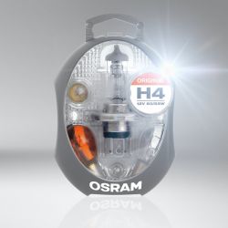Scatola di emergenza H4 OSRAM Minibox +5 lampade ausiliarie +3 fusibili