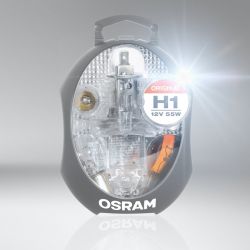 Caja de emergencia H1 OSRAM Minibox +5 lámparas auxiliares +3 fusibles